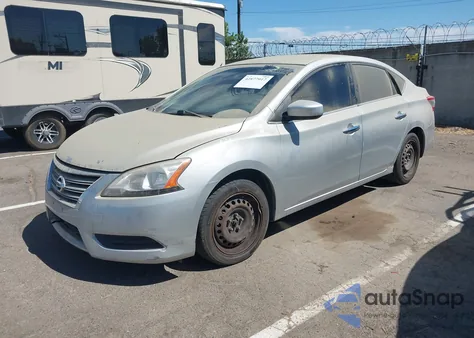 2015 Nissan Sentra S из США, поврежденный, VIN 3N1AB7AP3FY376311